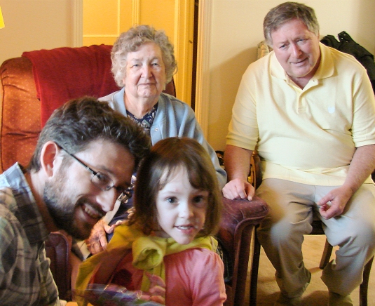 4 Generations of Denbys: Josh, Imogene, Lillian and Keith